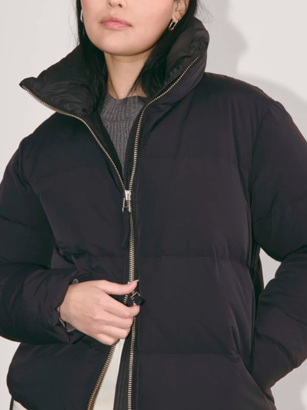 Everlane puffer bomber jacket